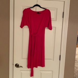 Ann Taylor sz s hot pink dress like new